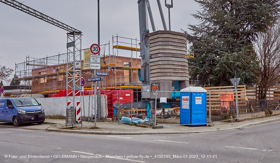 01.03.2023 - Baustelle an der Niederalmstraße 16